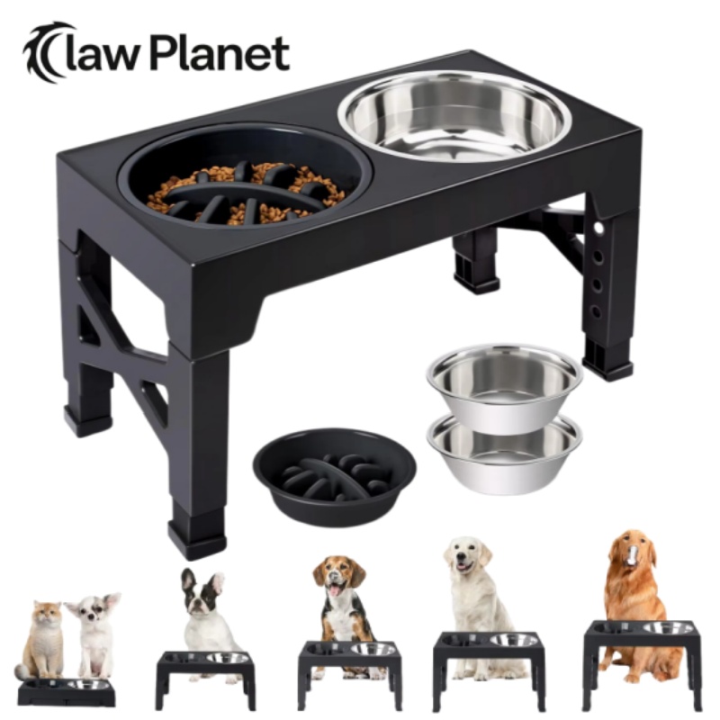 Elevated Dog Feeder Bowls Adju - Royal Canin Food Medium recension och pris